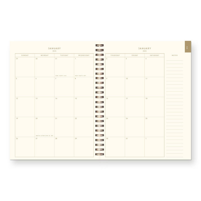 2026 Waves Dated Planner : Calendar Year