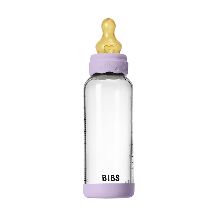 Baby Glass Bottle Boheme Set 8oz Latex - Violet Sky - Bibsworld store US