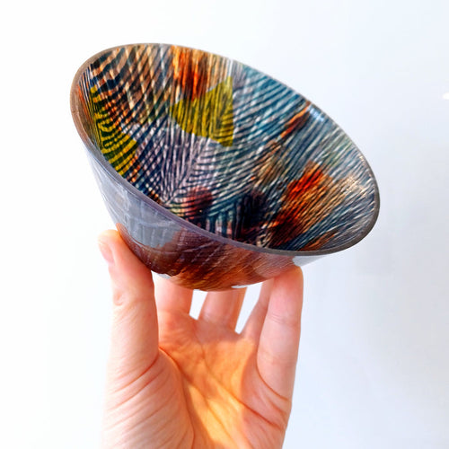 'Beltane - Firedance' - Handcrafted Kiln Formed Glass Bowl