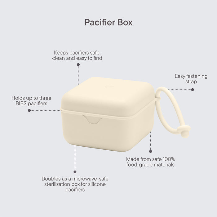 BIBS x Moomin Pacifier Box - Ivory - Bibsworld store US