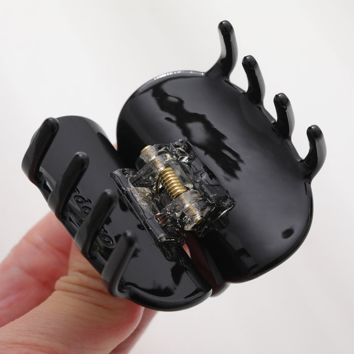 Black Cat Face Claw Clip