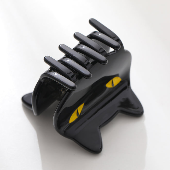 Black Cat Face Claw Clip