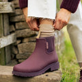 Merry People Bobbi rain boot in dark cherry