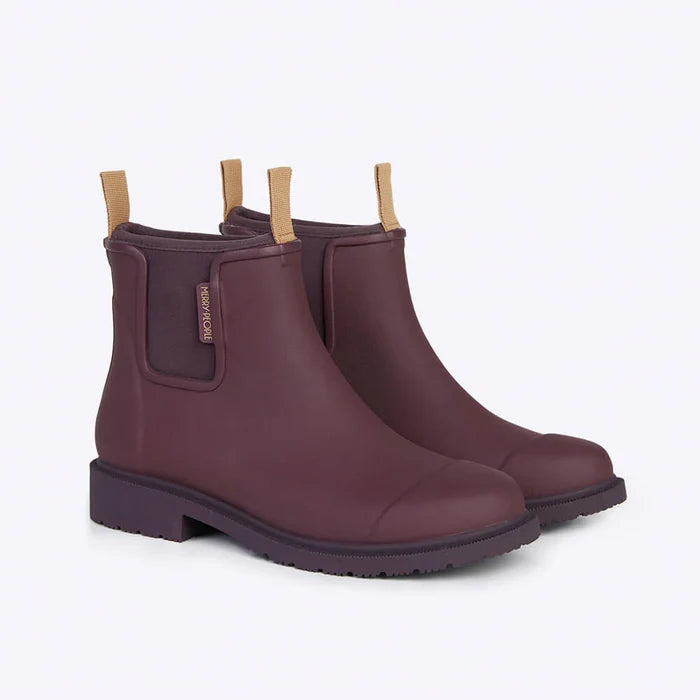 Merry People Bobbi rain boot in dark cherry