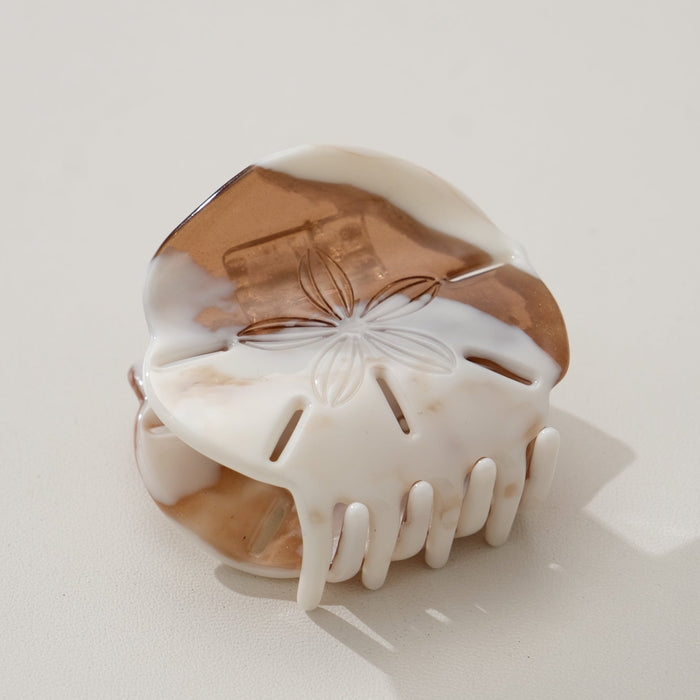 Calacatta Sand Dollar Claw Clip