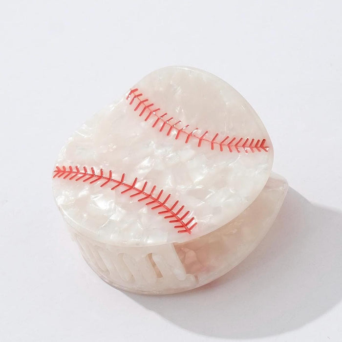 Classic Baseball Claw Clip - Medium