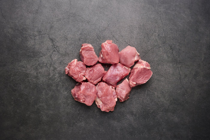 diced pork