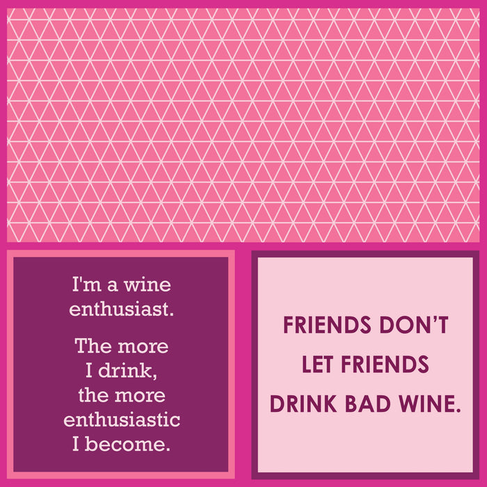 Drinks on Me - NAPKIN Friends don't let friends | Funny Home Gift | Cocktail Napkin