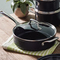 Essential Non-Stick Ceramic Sautéed Pan Glass Lid 4.25 Quart