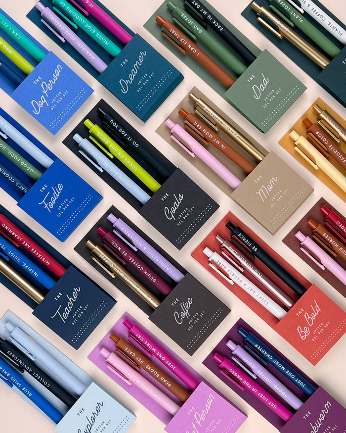 Foodie Jotter Gel Pen: Set of 3