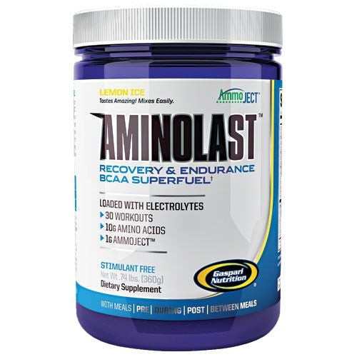 Gaspari Nutrition Amino Last - Lemon Ice - 30 Servings - 646511008410