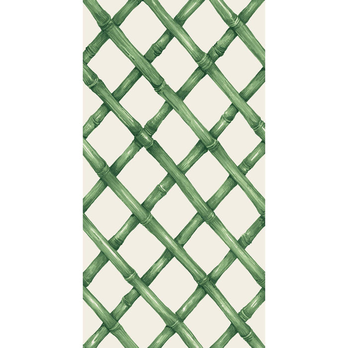 Green Lattice Guest Napkin - Pack of 16
