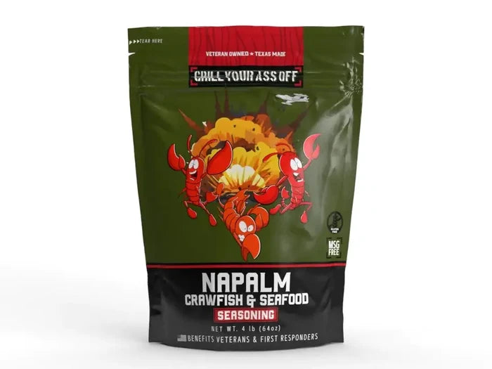 Grill Your Ass Off - Spices, Rubs, Seasonings, Sauces, Jerky - Napalm Crawfish & Seafood Boil™ - Bold Cajun Flavor