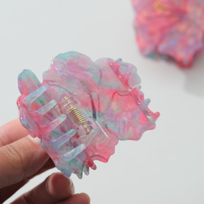 Hibiscus Flower Claw Clip