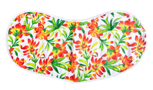 Indian Paintbrush 2-in-1 Burp Cloth and Bib