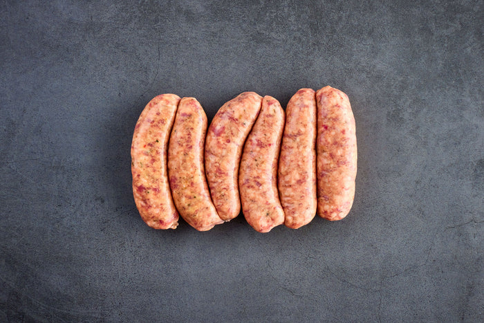 Lamb Lemon Oregano Sausages $17.99/KG