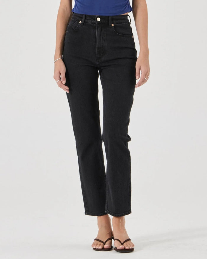 Rolla's noir black straight leg jean