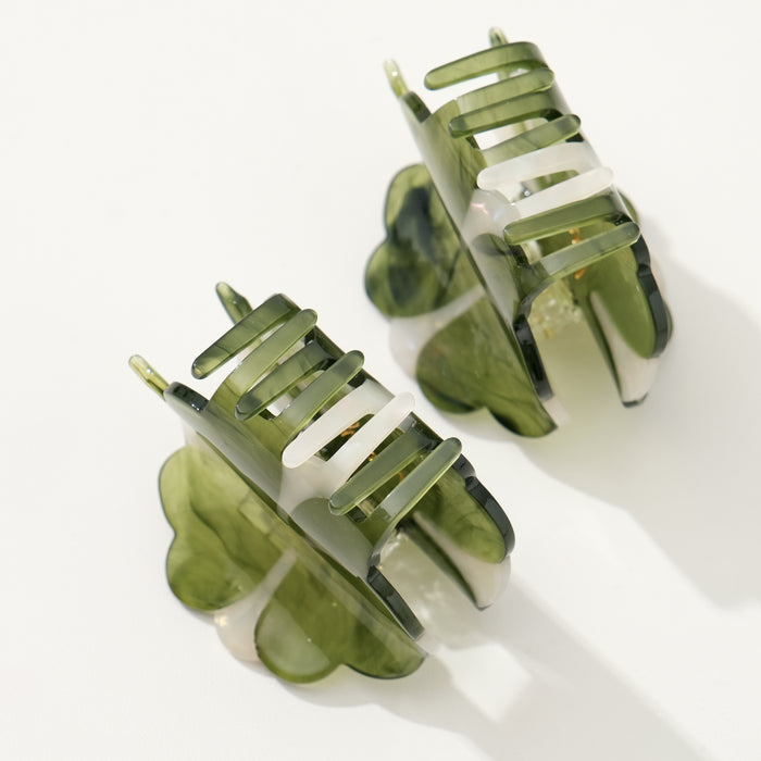 Lucky Four Leaf Clover Claw Clip