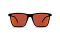Matte black / Large (55) / Red mirror