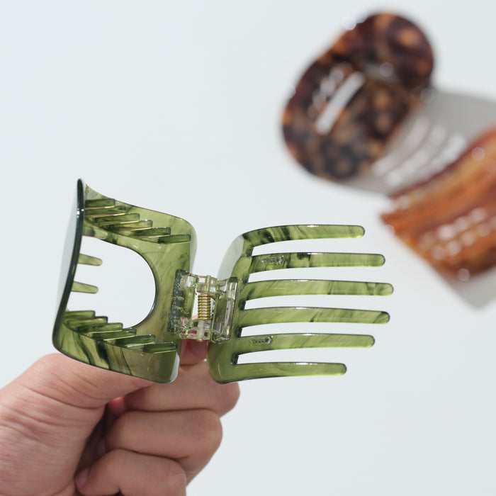 Oval Flat Lay Claw Clip