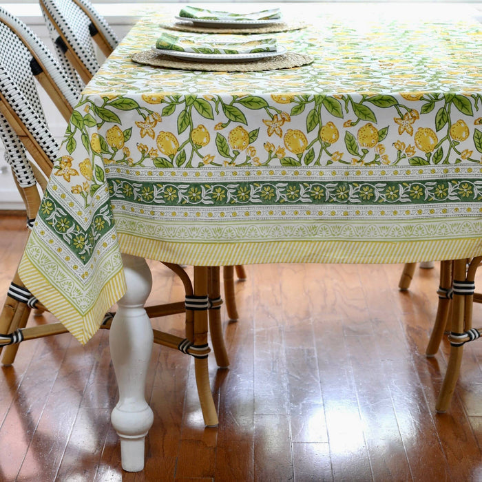 PACIFIC & ROSE TEXTILES - Tablecloth Lemon