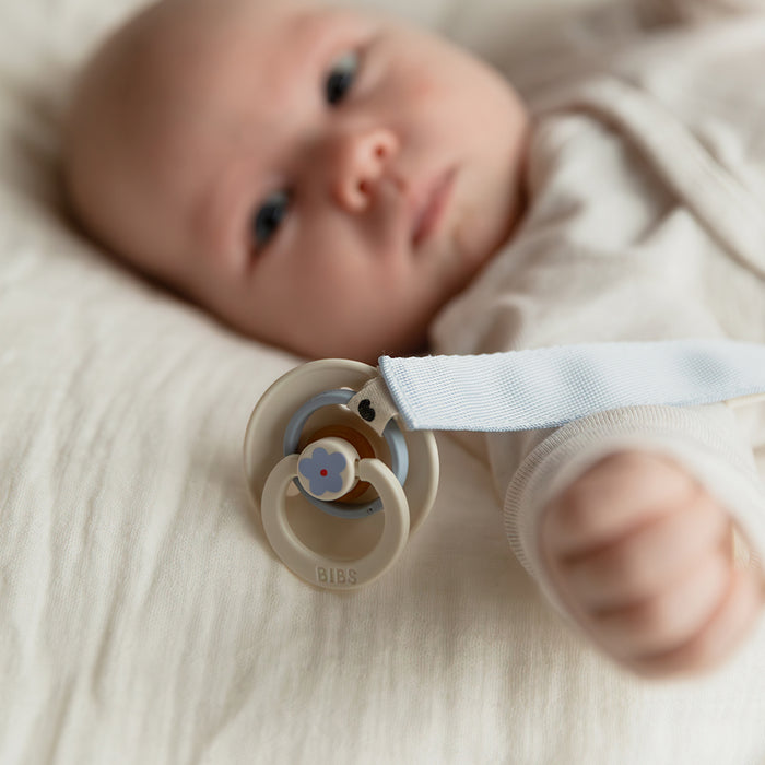 Pacifier Clip Ribbon - Blush - Bibsworld store US