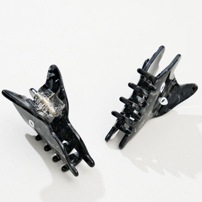 Peek a Boo Black Cat Claw Clip