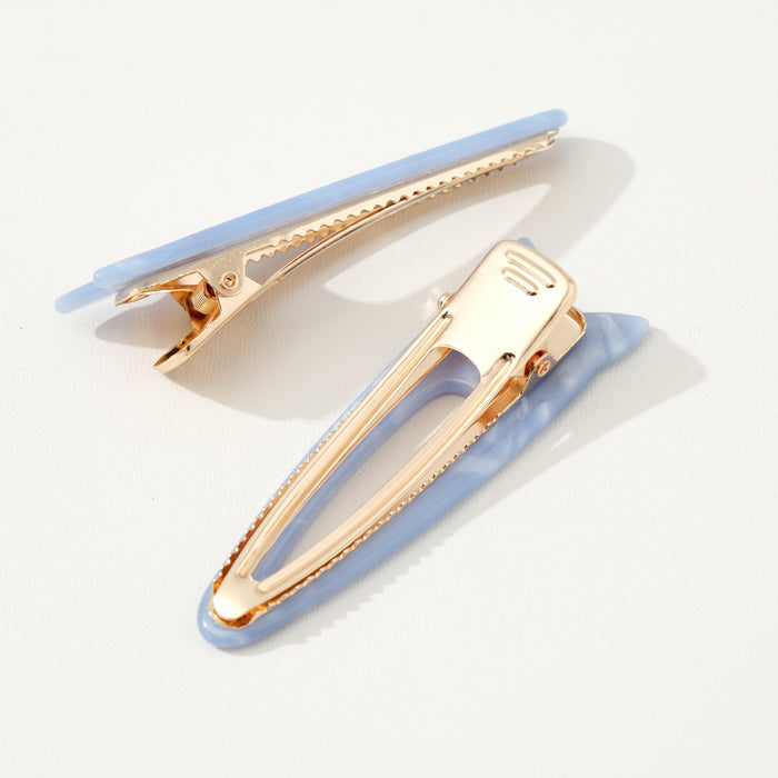 Pointed Cat Face Barrette Hair Clip