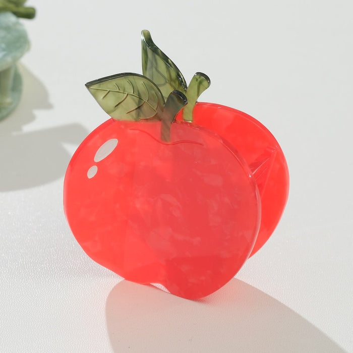 Red Apple Claw Clip