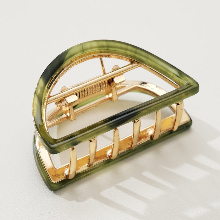 Rosalie Half Moon Metal Claw Clip