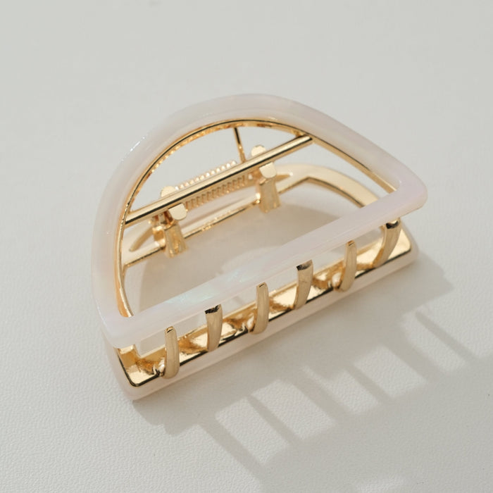 Rosalie Half Moon Metal Claw Clip
