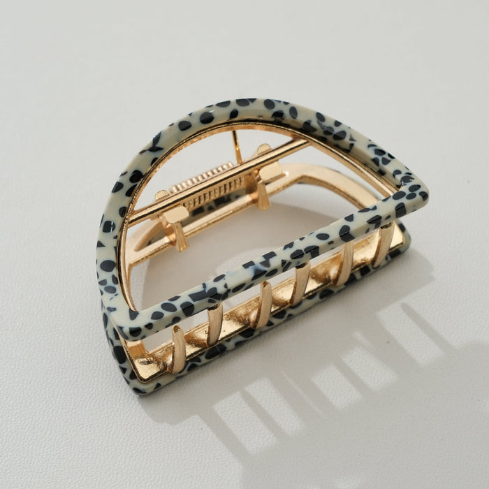 Rosalie Half Moon Metal Claw Clip