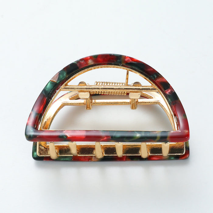 Rosalie Half Moon Metal Claw Clip
