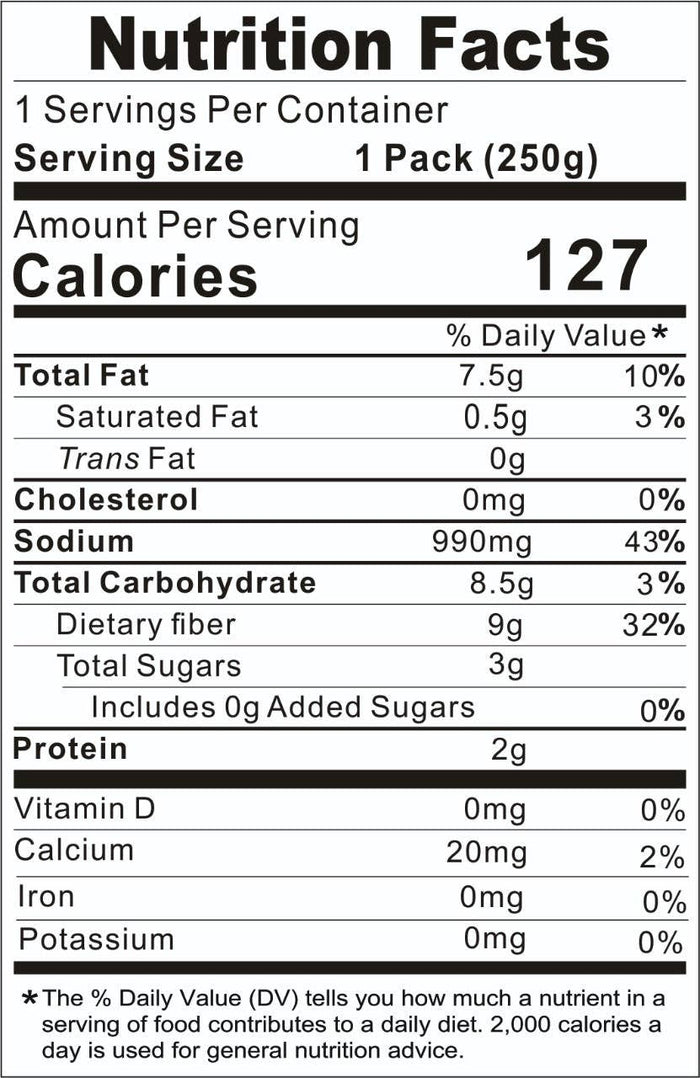 Sichuan Konjac Noodles -Low Carb & Low Calories 8.82 oz