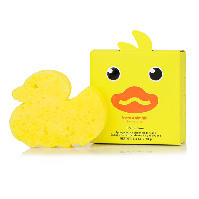 Spongellé | Valentines Day Gifts | Easter Gifts - Danny Duck Farm Animals Sponge  | Kids | Kids Products