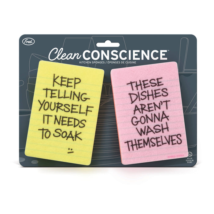 Sponges - CLEAN CONSCIENCE - Passive Aggressive Notes