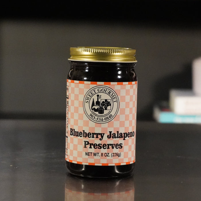 Sweet Gourmet Blueberry Jalapeno Preserves