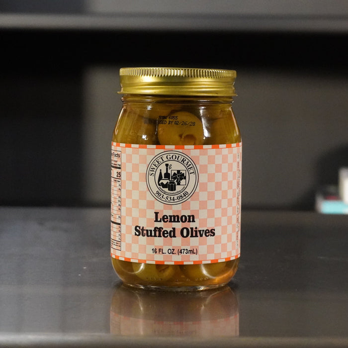 Sweet Gourmet Lemon Stuffed Olives