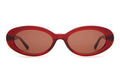 Crap Eyewear black cherry sweet leaf sunglasses
