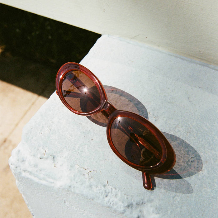 Crap Eyewear black cherry sweet leaf sunglasses