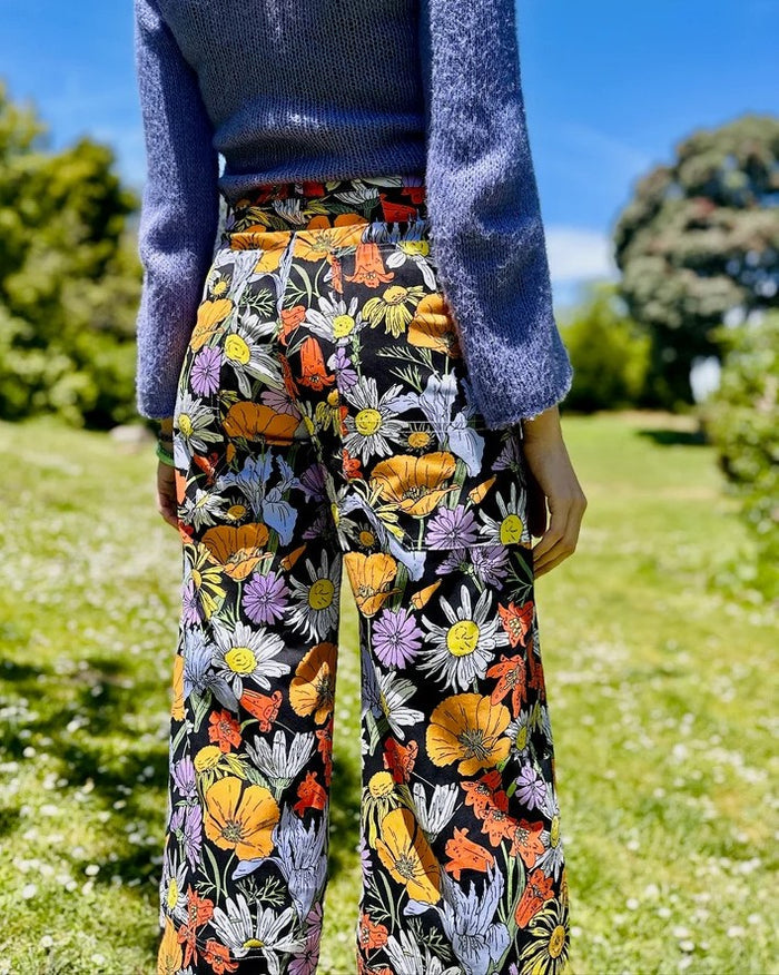 Nooworks skater pant in wildflowers